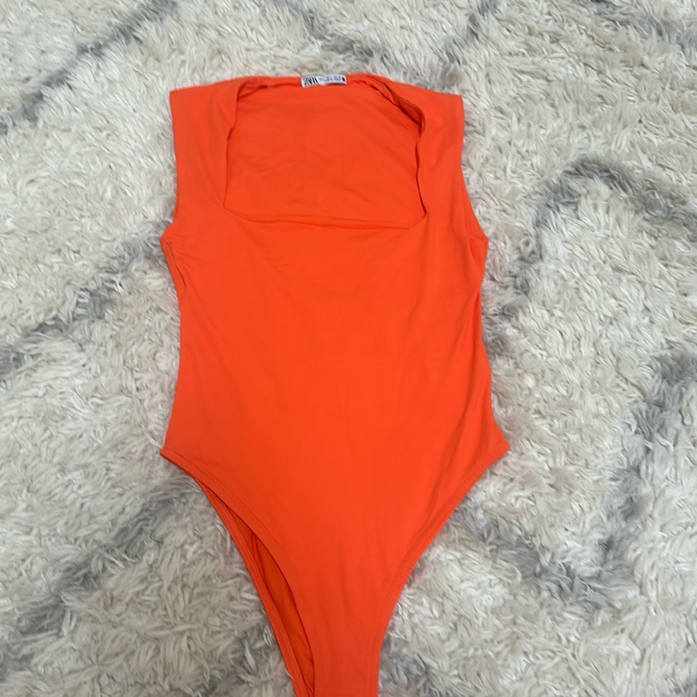 Zara square neck bodysuit!